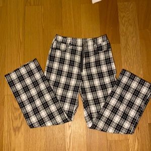 Plaid Black ‘n’ White Pants